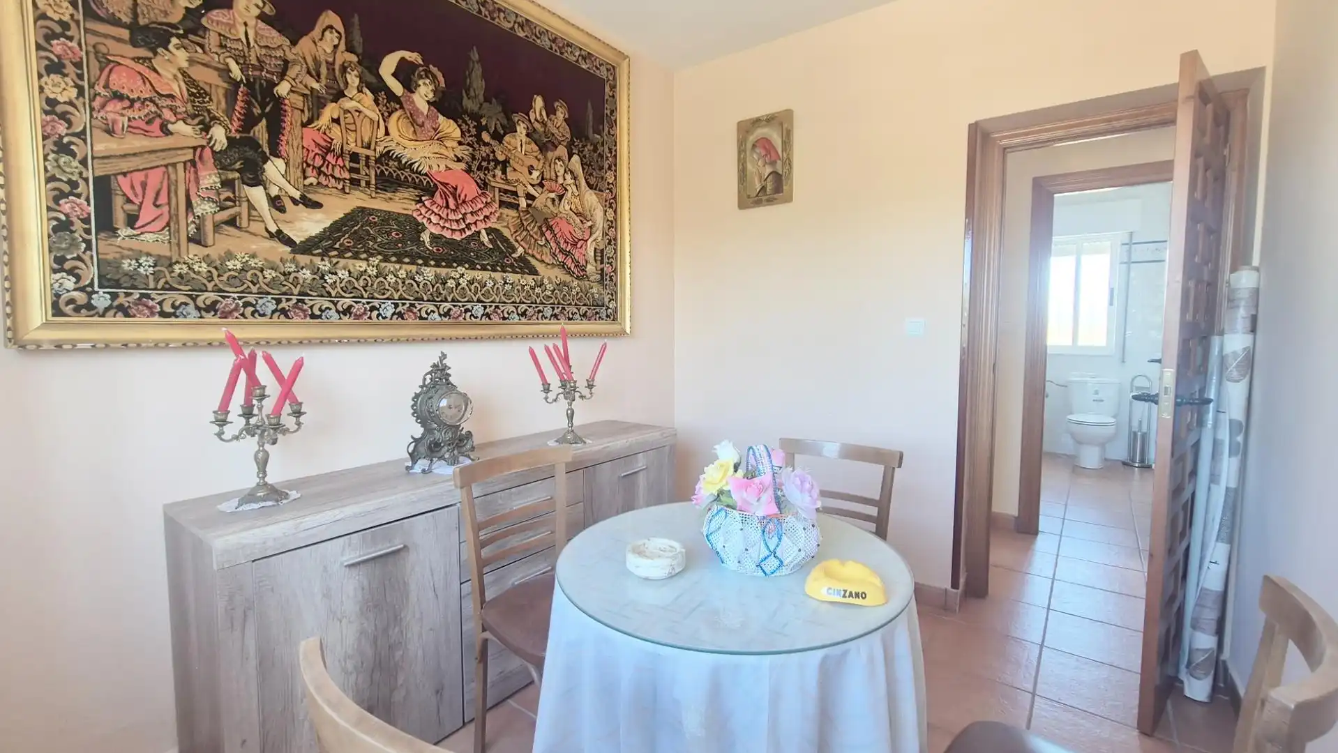 Dining room of Houses for sale in Calvarrasa de Abajo  with Heating, Storage room and Furnished
