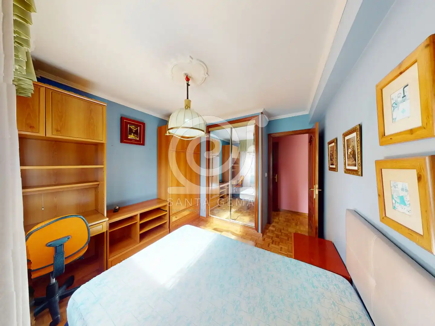 Bedroom of Flat for sale in A Coruña Capital   with Heating, Storage room and Furnished