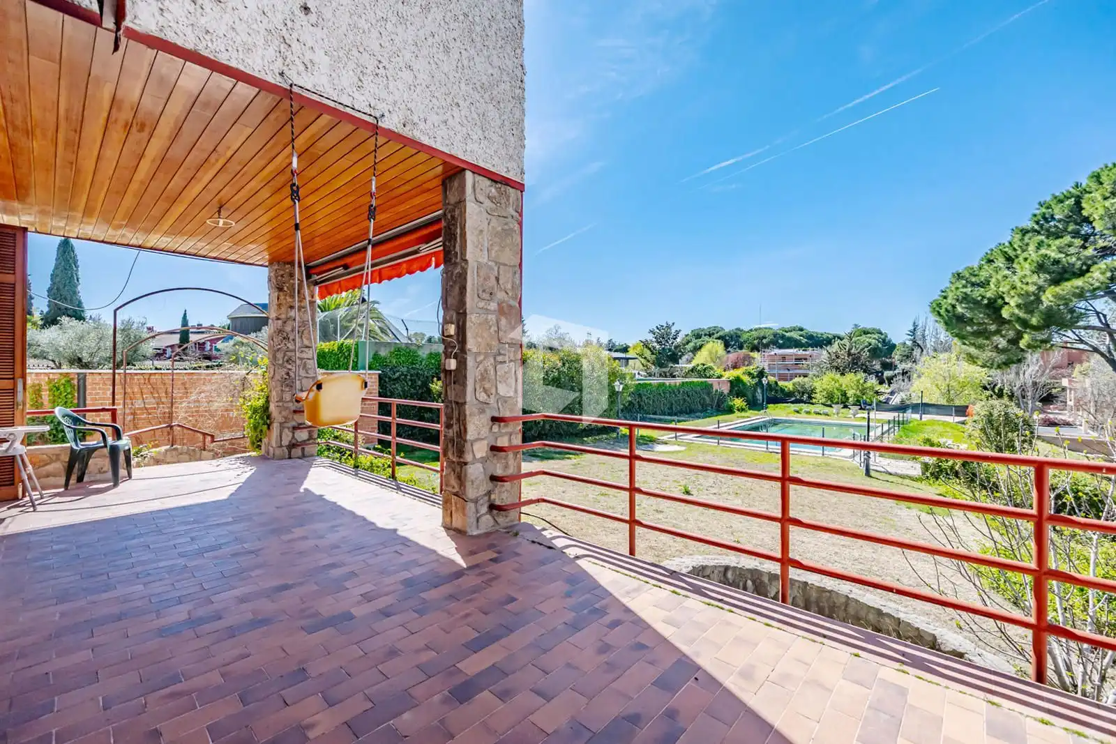 Terrassa de Casa o xalet en venda en Pozuelo de Alarcón amb Calefacció, Terrassa i Piscina