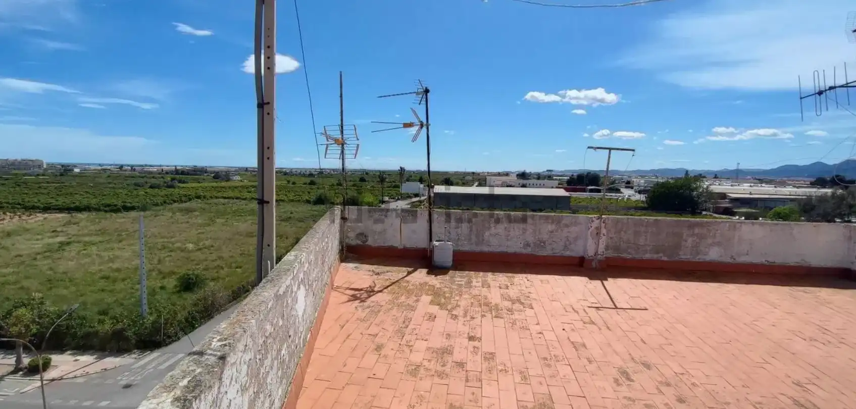 Terrace of Flat for sale in Burriana / Borriana  with Storage room, Balcony and Internet