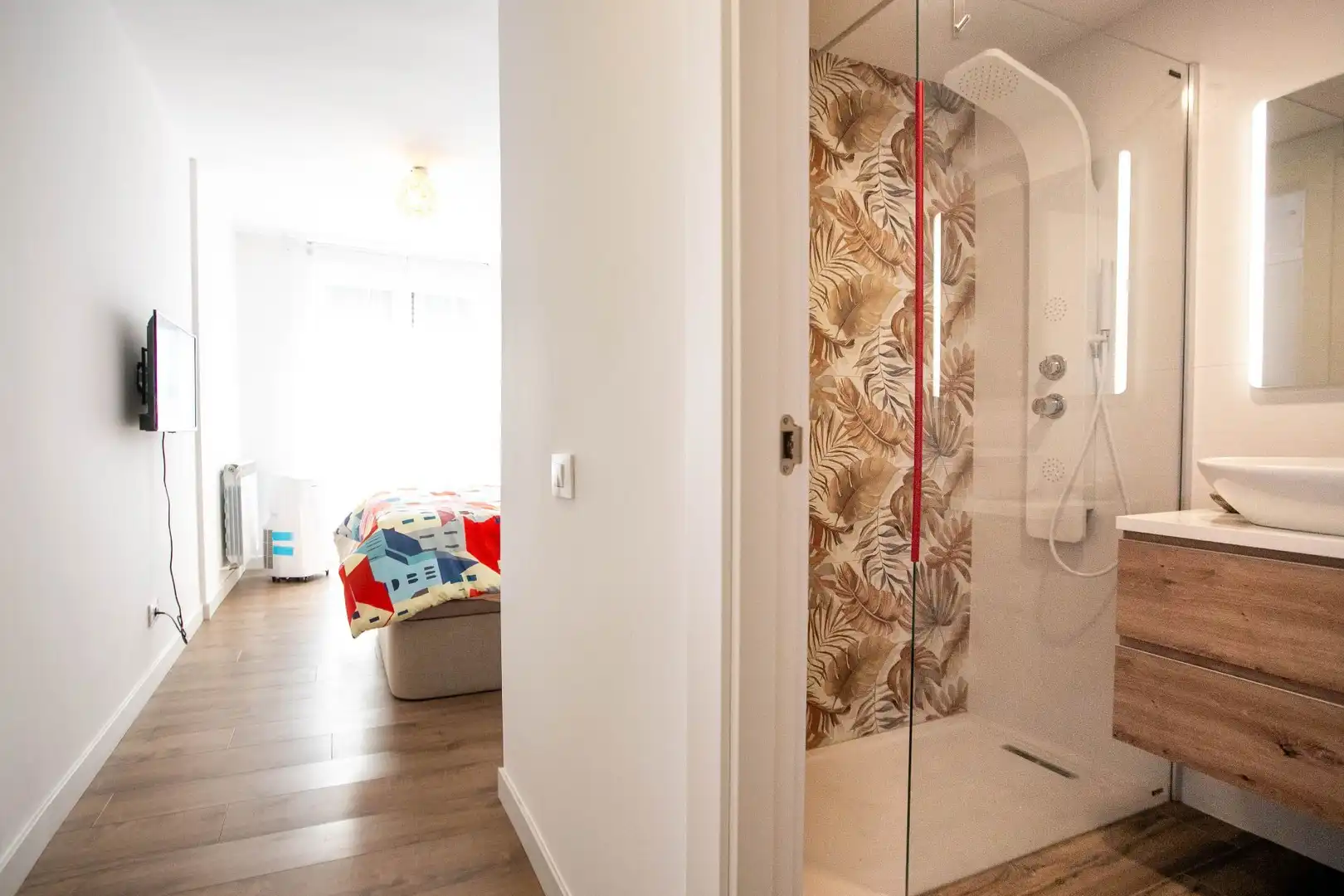 Badezimmer von Wohnung zum Verkauf in Estella / Lizarra mit Heizung, Terrasse und Möbliert