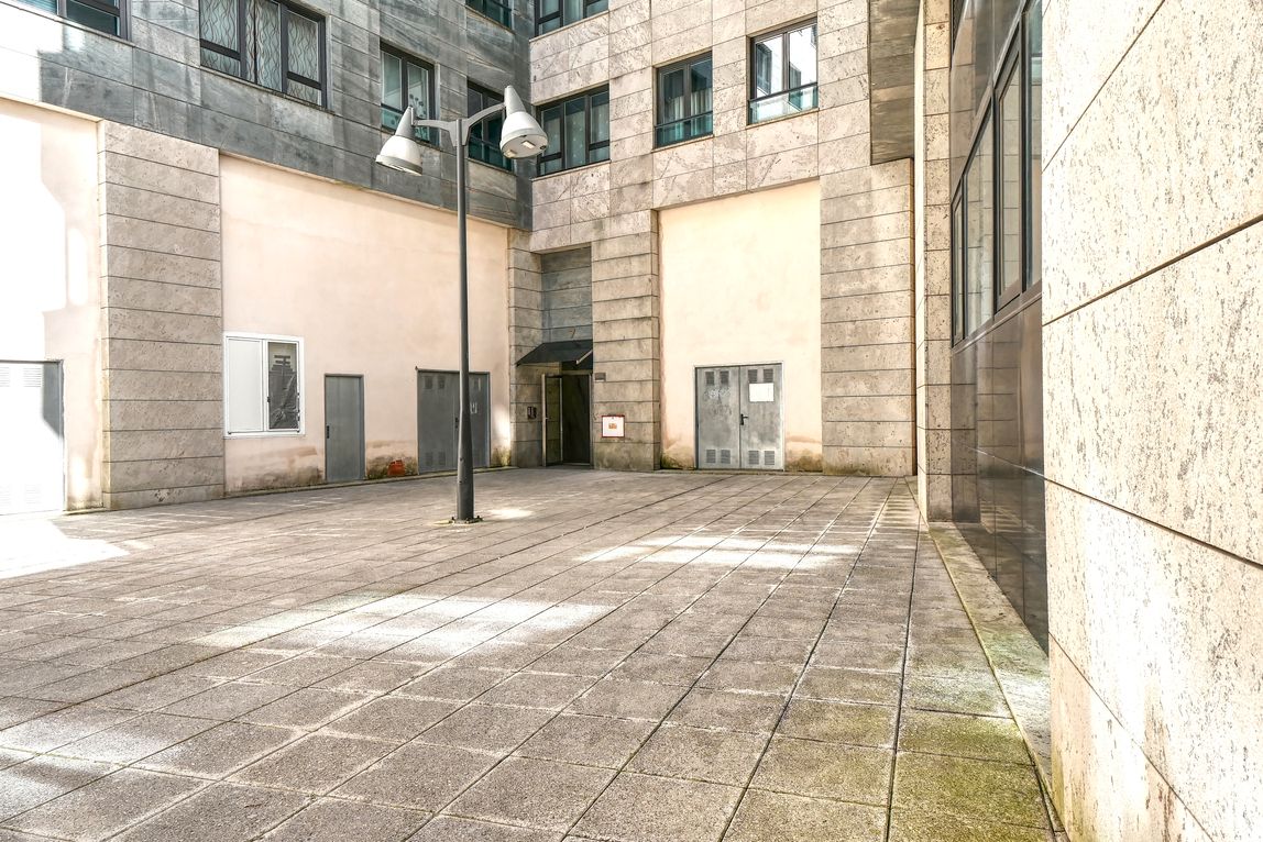 Exterior view of Flat for sale in Lugo Capital  with Heating, Parquet flooring and Furnished