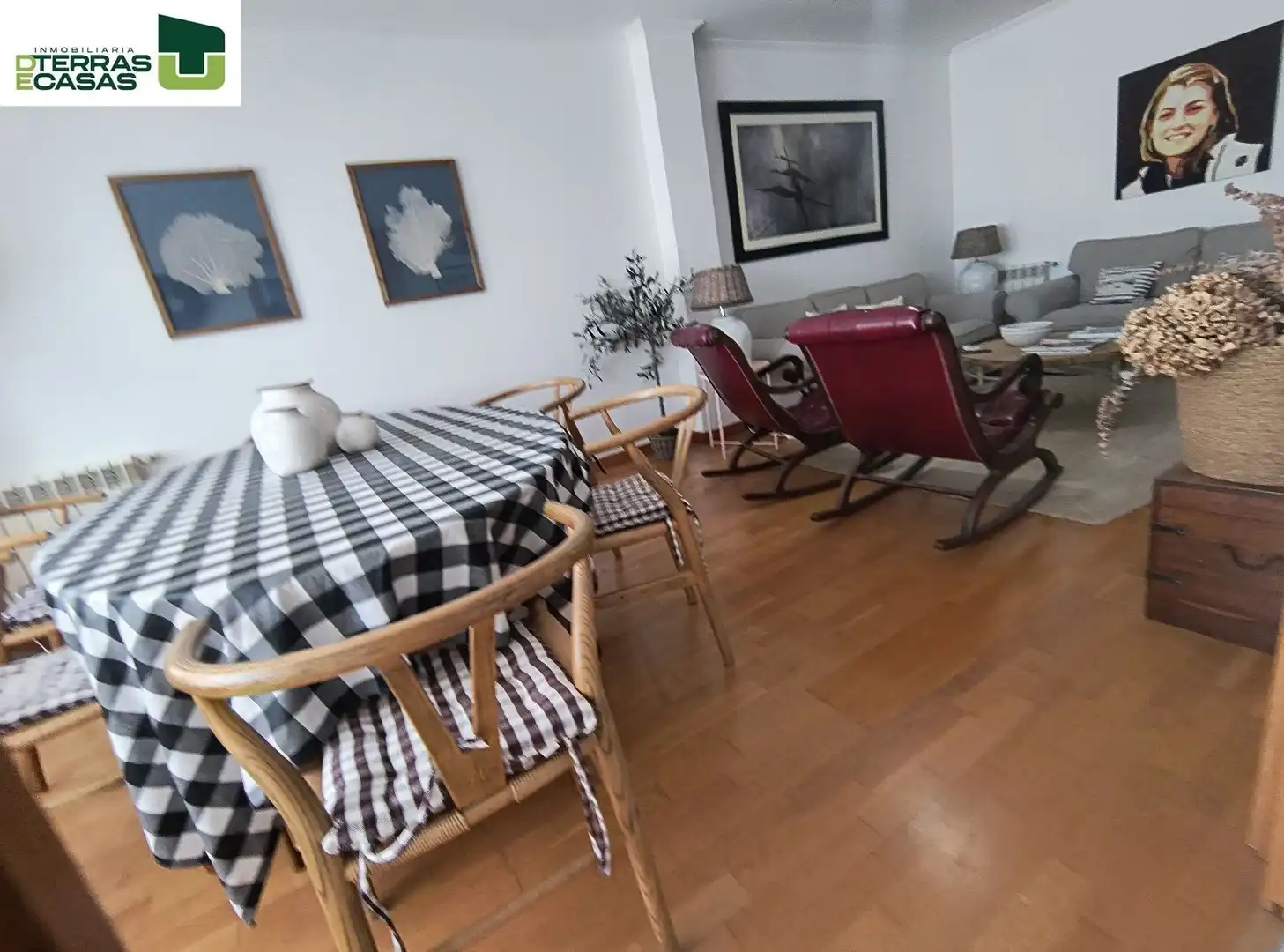Dining room of Flat for rent in Bueu  with Air Conditioner, Heating and Furnished