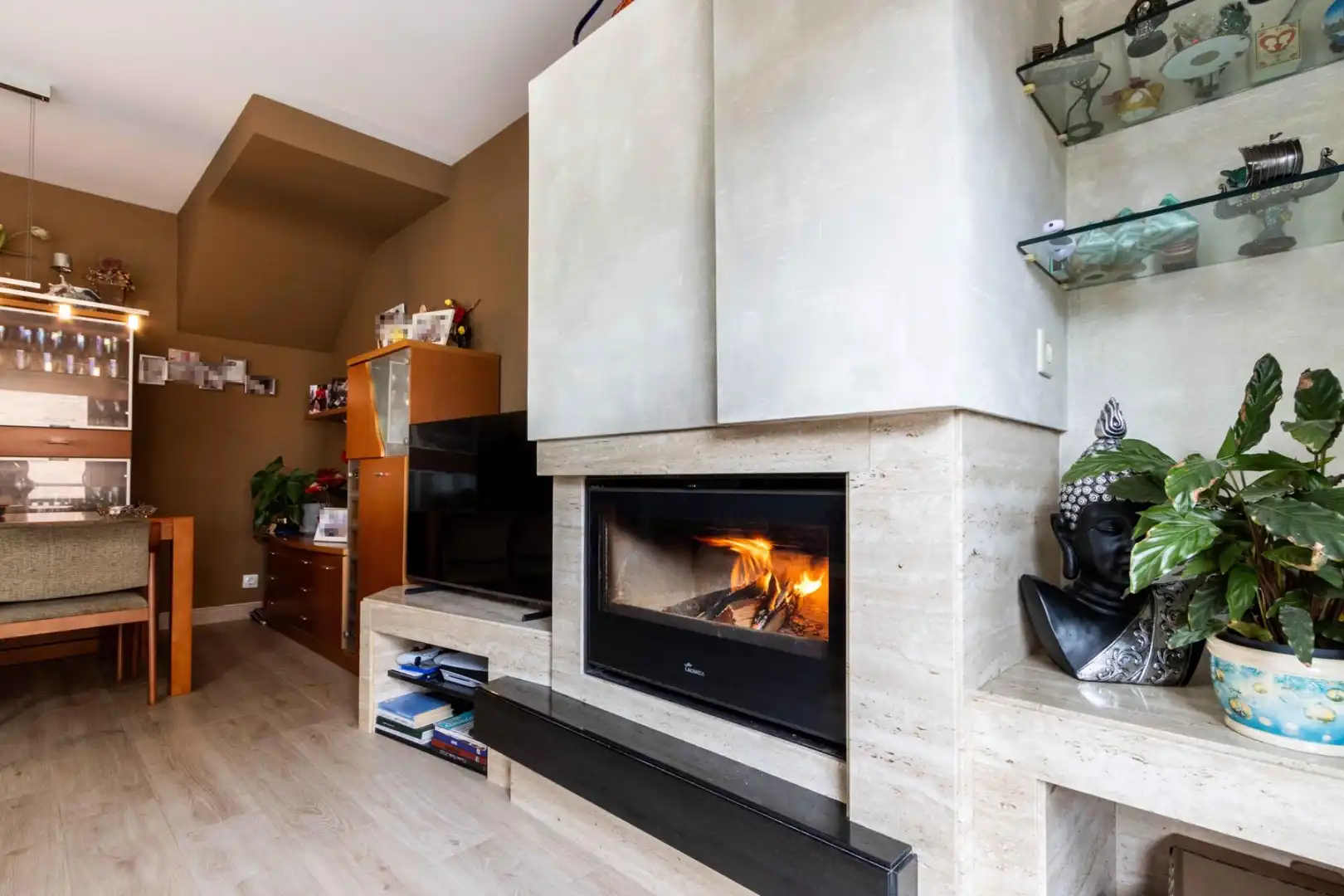 Sala d'estar de Casa adosada en venda en Castellar del Vallès amb Aire condicionat, Calefacció i Jardí privat