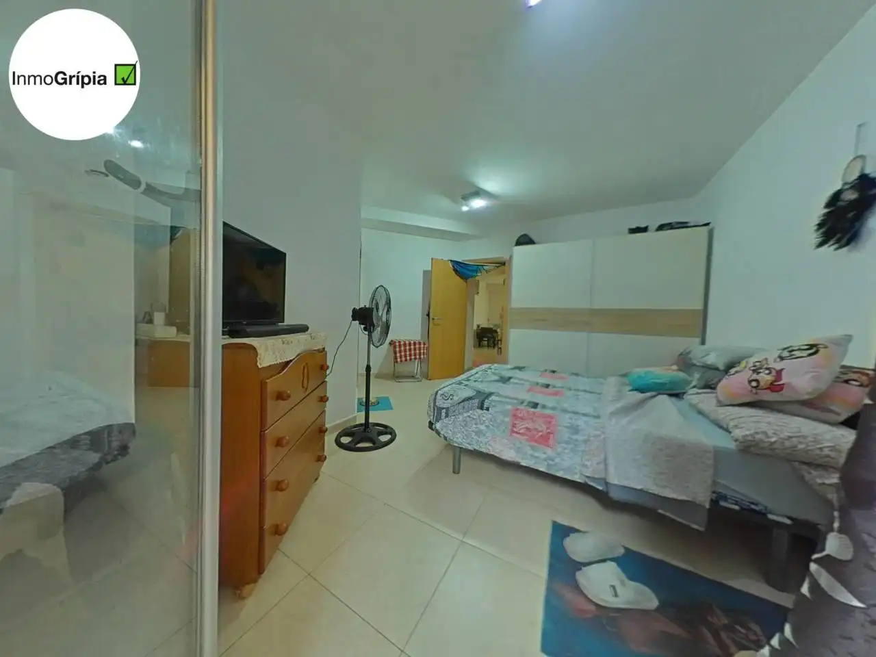 Schlafzimmer von Wohnung zum Verkauf in Terrassa mit Heizung und Terrasse