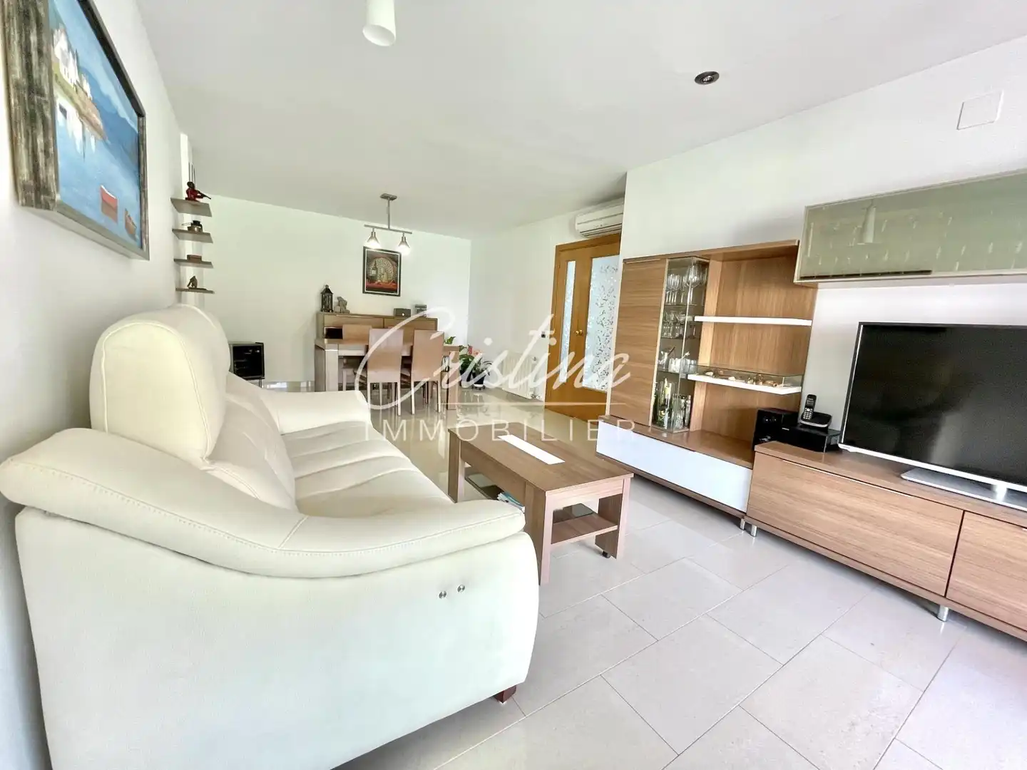 Wohnzimmer von Wohnungen zum Verkauf in Girona mit Heizung, Terrasse und Alarm