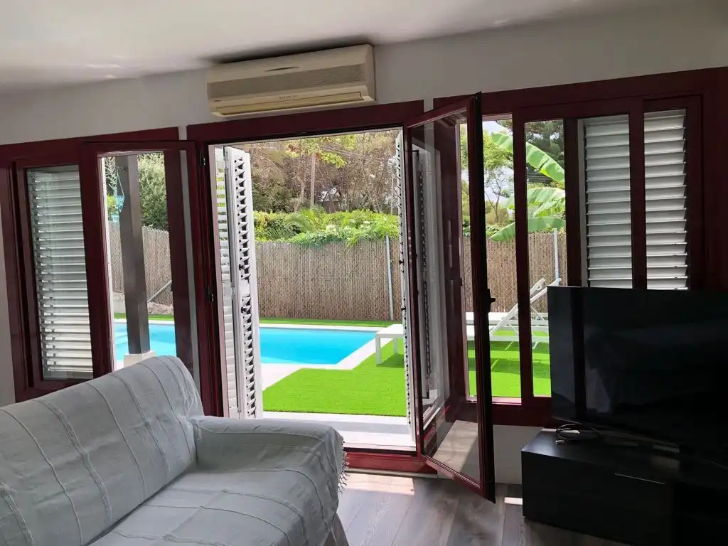Garten von Haus oder Chalet zur Miete in Sant Pere de Ribes mit Klimaanlage, Heizung und Privatgarten