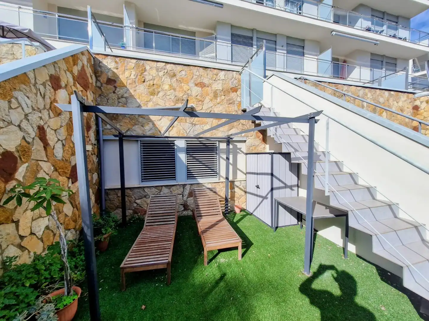 Terrassa de Apartament en venda en Oropesa del Mar / Orpesa amb Aire condicionat, Jardí privat i Terrassa