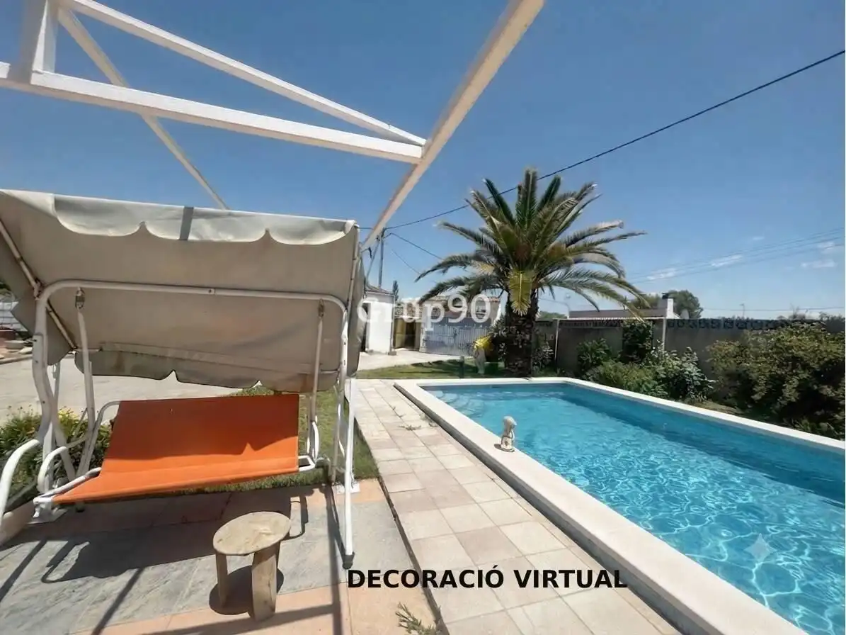 Piscina de Casa o xalet en venda en Alcoletge amb Calefacció, Jardí privat i Traster