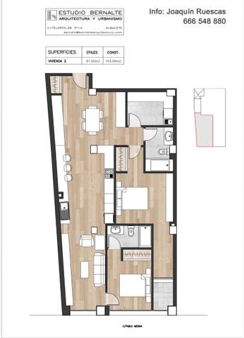 Apartamento en Venta en Calle Pablo Medina en Centro