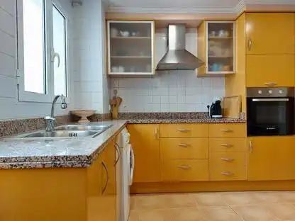 Kitchen of Flat for sale in Dénia  with Air Conditioner, Terrace and Balcony