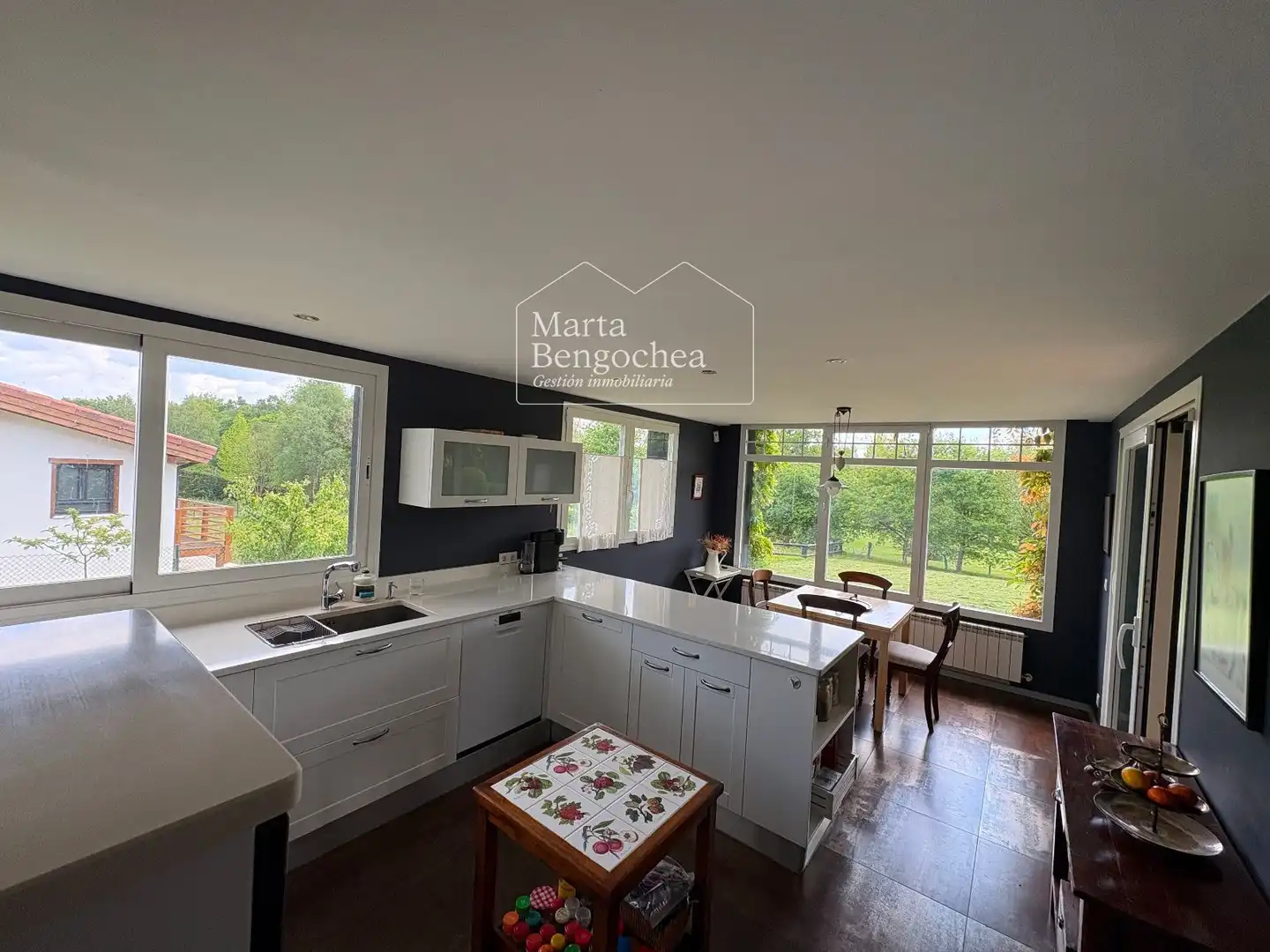 Cocina de Casa o chalet en venta en Legutio con Calefacción, Jardín privado y Terraza
