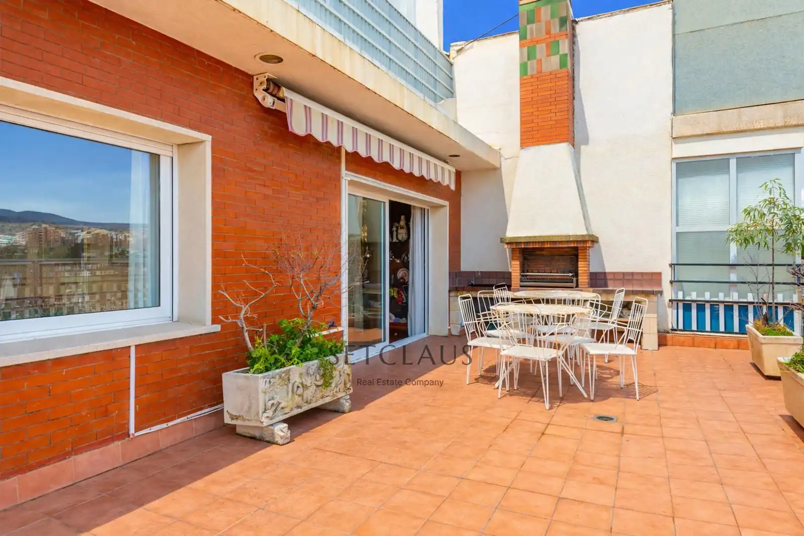 Terrasse von Dachboden zum Verkauf in Badalona mit Heizung, Terrasse und Alarm