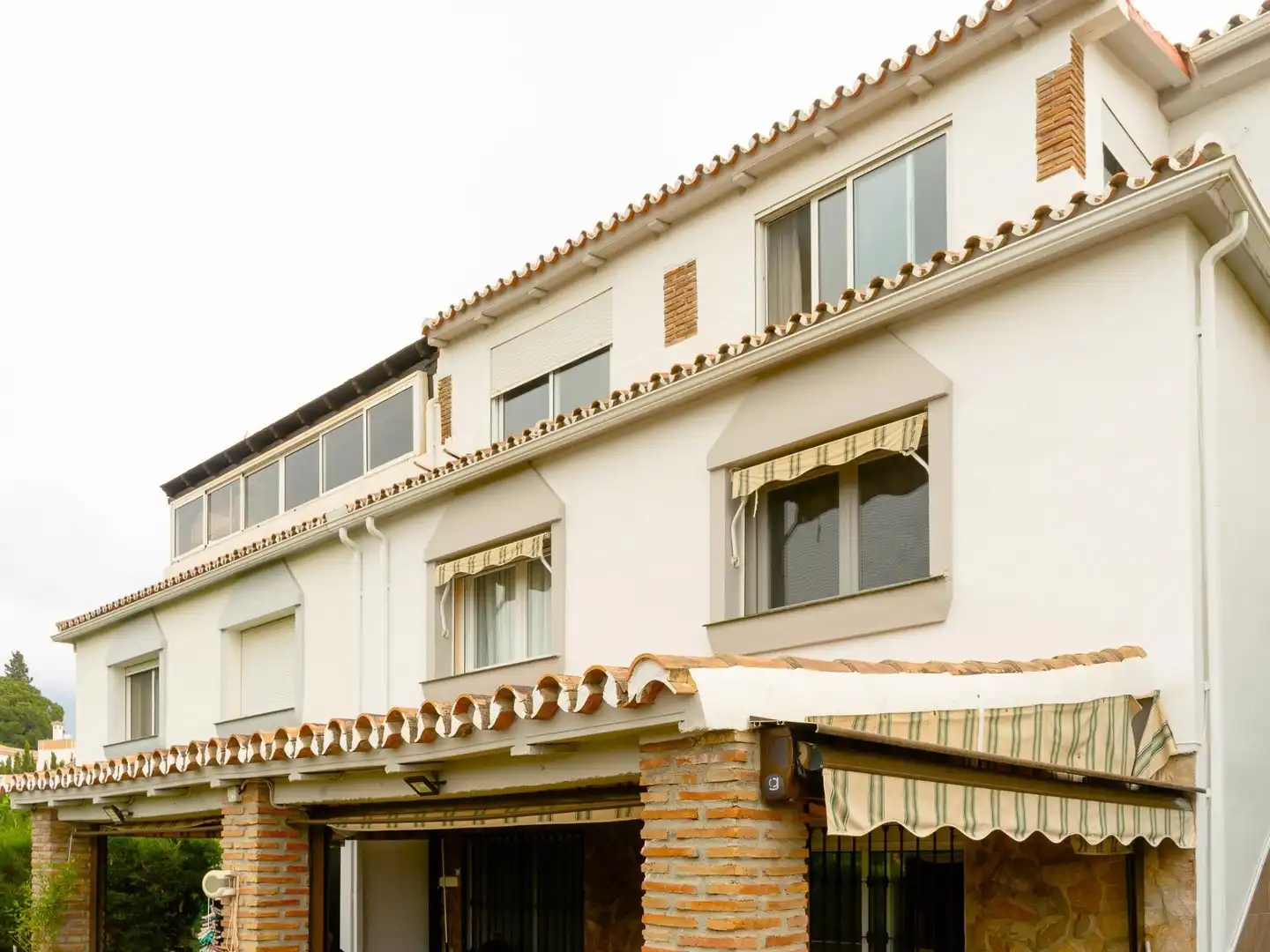 Exterior view of Detached homes for sale in Mijas  with Air Conditioner, Heating and Private garden