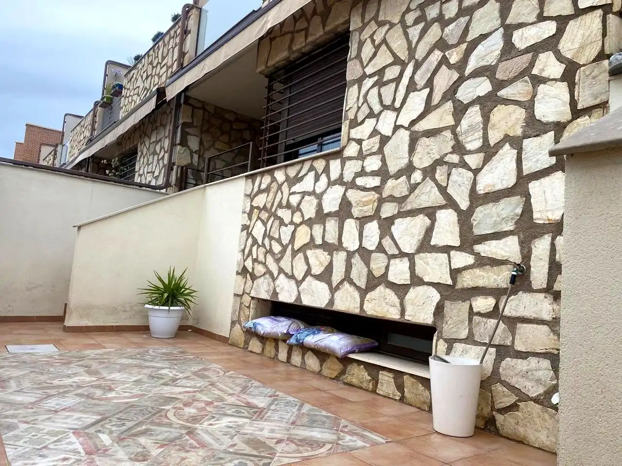Terrassa de Casa o xalet en venda en San Javier amb Aire condicionat, Calefacció i Jardí privat