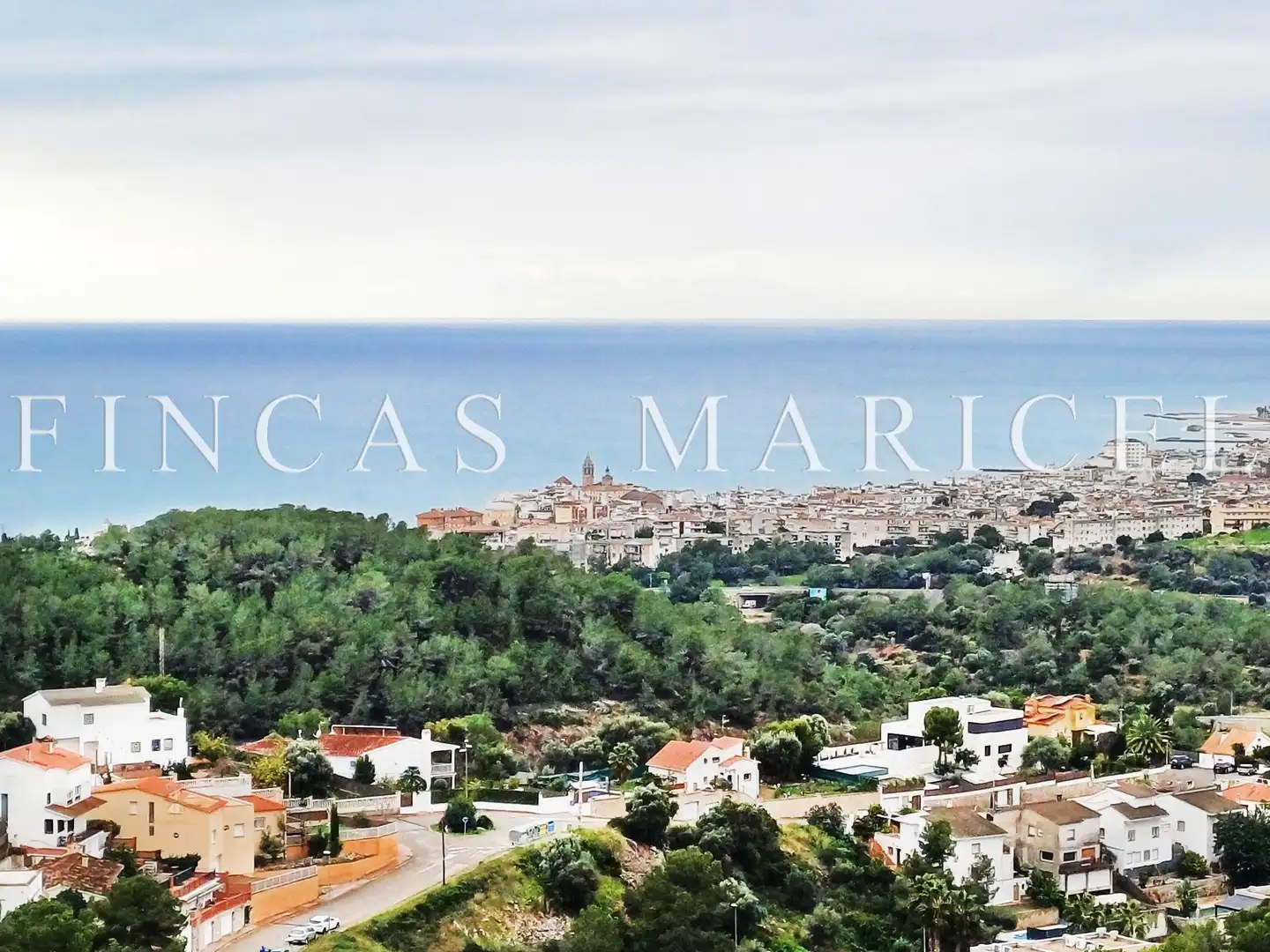 Exterior view of Houses for sale in Sitges  with Air Conditioner, Heating and Private garden