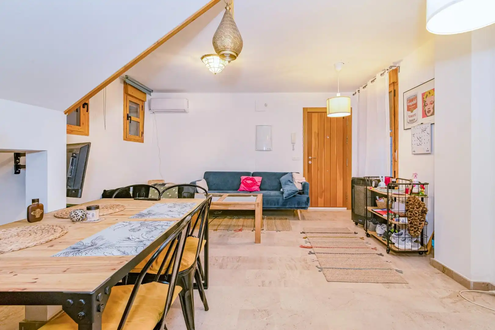 Wohnzimmer von Maisonette zum Verkauf in Granada mit Klimaanlage, Heizung und Möbliert