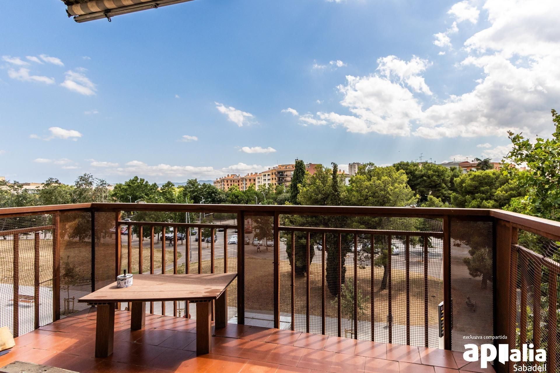 Terrace of Flat for sale in Sabadell  with Heating, Parquet flooring and Terrace