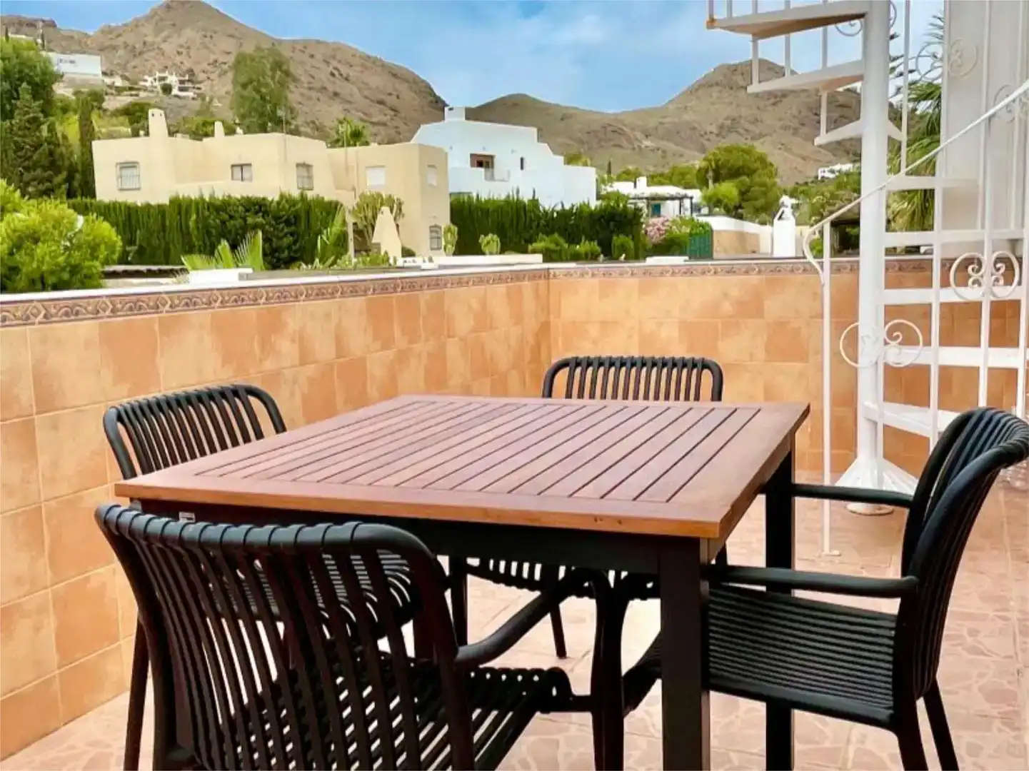 Terraza de Casa o chalet en venta en Níjar con Aire acondicionado, Piscina y Balcón