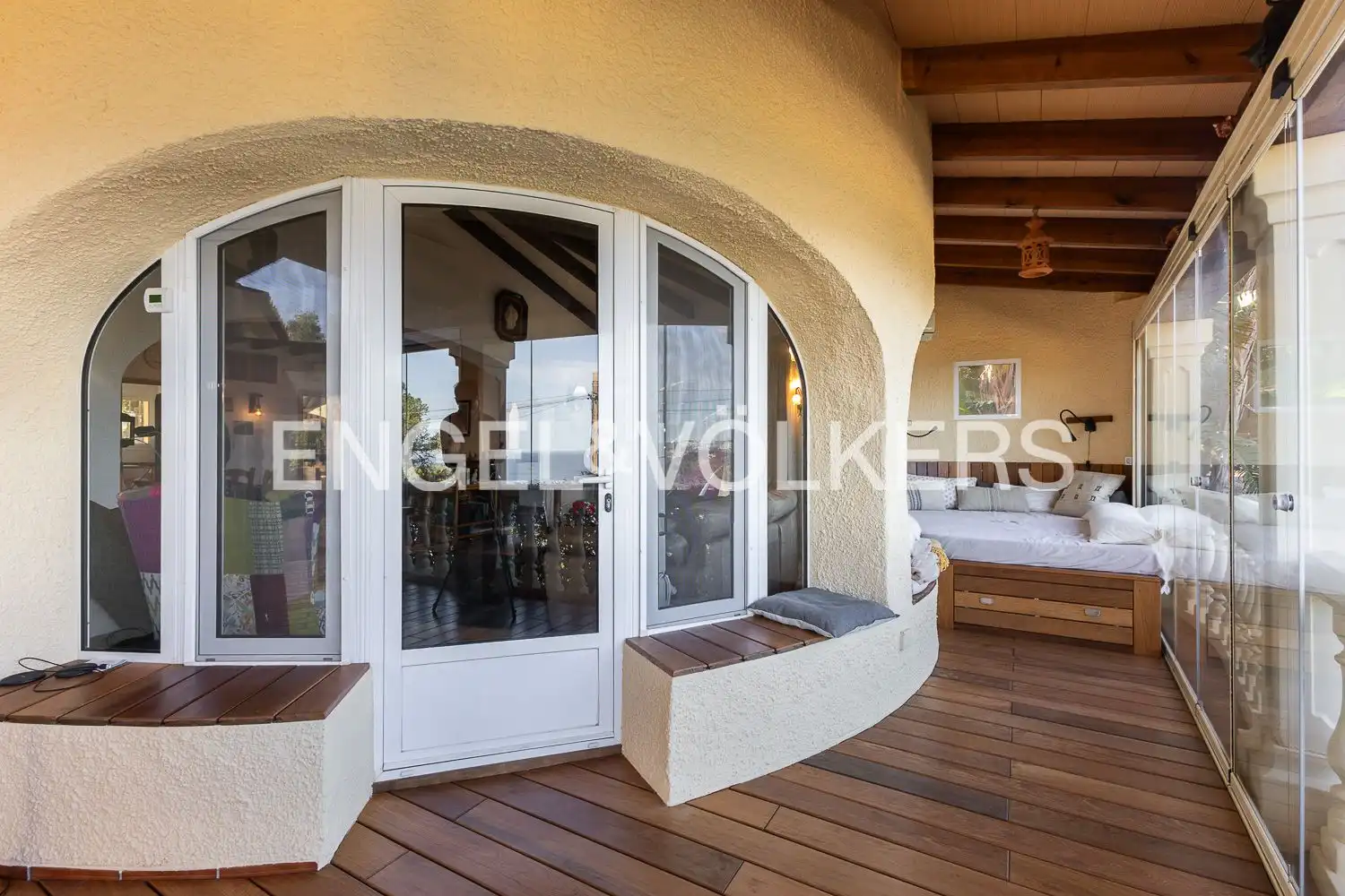 Terraza de Casa o chalet en venta en Jávea / Xàbia con Aire acondicionado, Calefacción y Jardín privado