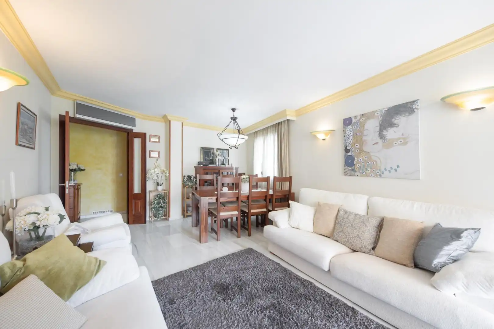 Sala de estar de Piso en venta en Alcúdia con Calefacción, Terraza y Amueblado