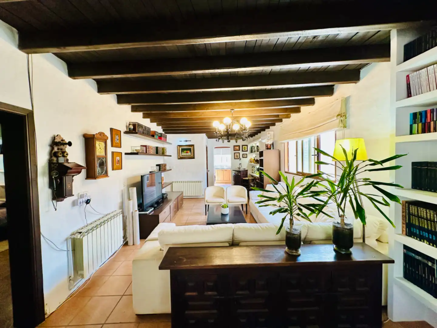 Sala de estar de Casa o chalet en venta en Sant Joan de Labritja con Aire acondicionado, Calefacción y Jardín privado