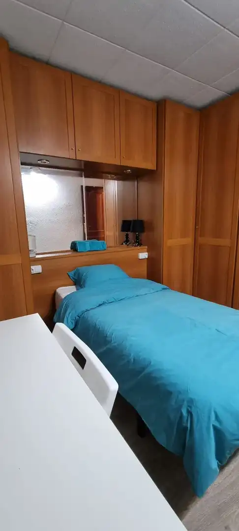 Schlafzimmer von Wohnung zur untervermieten in  Barcelona Capital mit Heizung und Waschmaschine