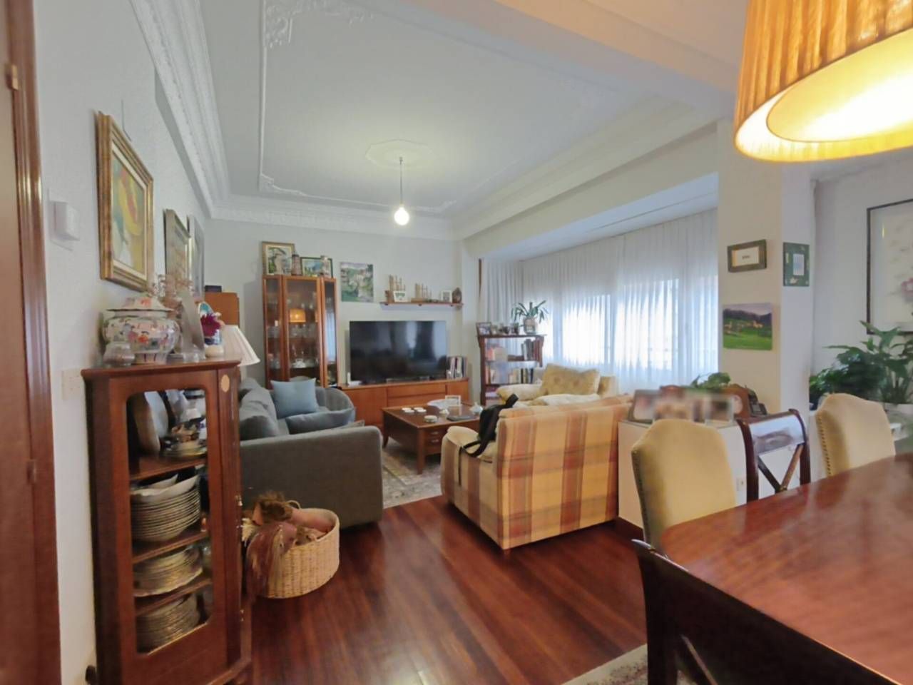 Living room of Flat for sale in Bilbao   with Heating and Balcony