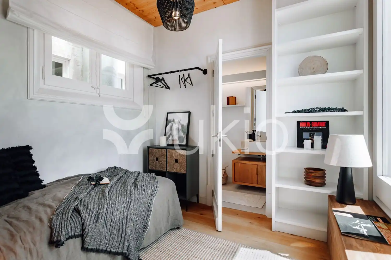 Habitación de Apartamento de alquiler en Barcelona con Aire acondicionado, Calefacción y Terraza