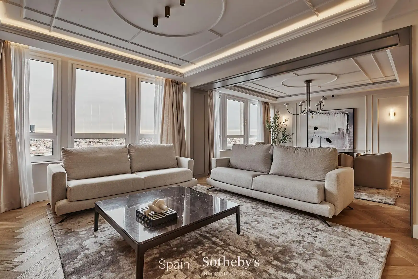 Living room of Apartments for sale in Madrid  with Air Conditioner, Terrace and Storage room