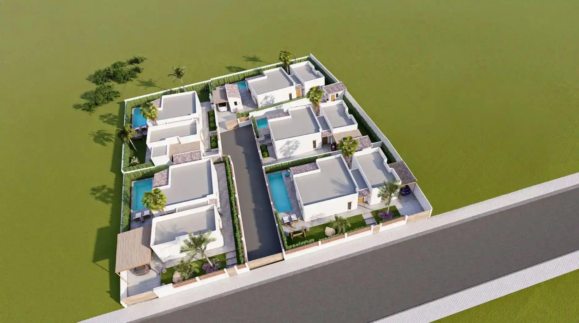 Vista exterior de Casa o chalet en venta en L'Alfàs del Pi con Aire acondicionado, Jardín privado y Terraza