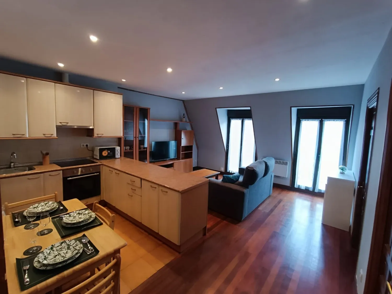Kitchen of Flat to rent in Donostia - San Sebastián   with Heating, Terrace and Furnished