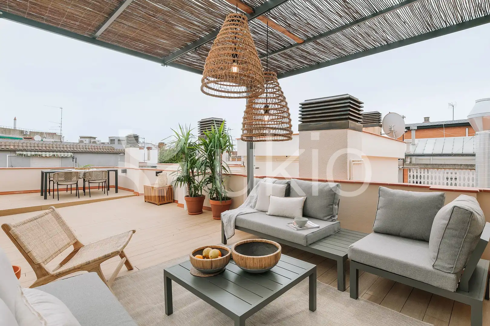 Terrace of Apartments for rent in Barcelona  with Air Conditioner, Heating and Terrace