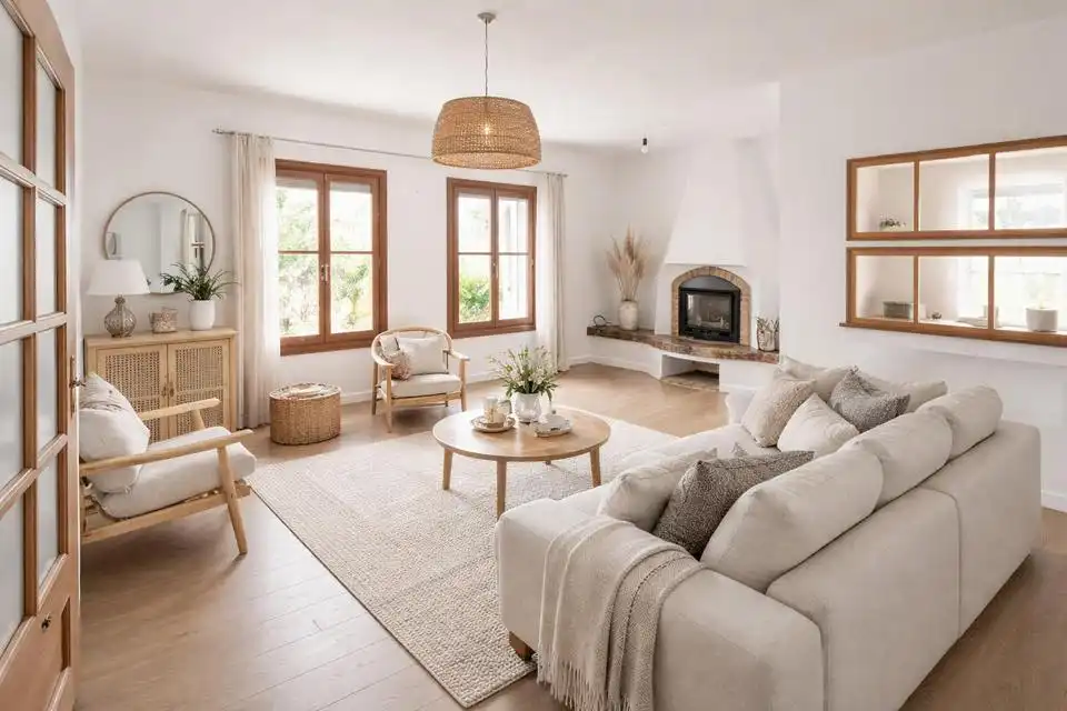 Sala de estar de Casa o chalet en venta en Almería con Jardín privado y Terraza