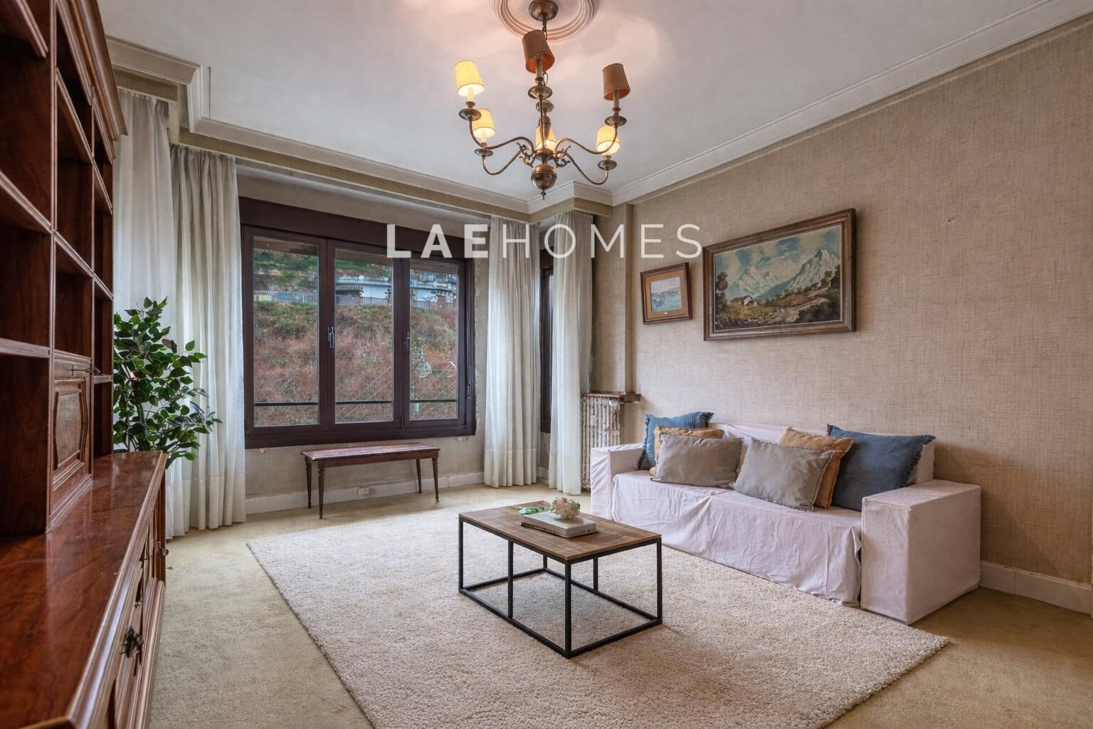 Sala d'estar de Pis en venda en Donostia - San Sebastián 