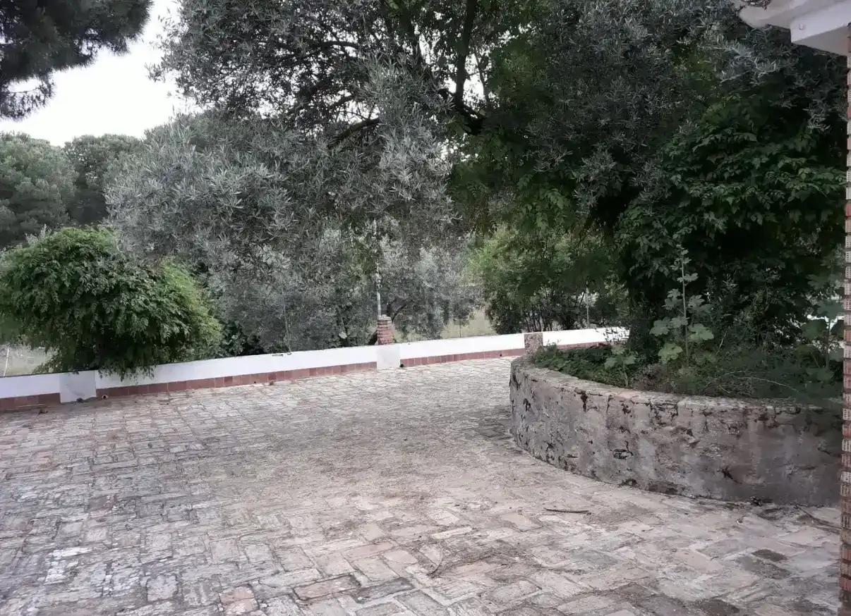 Außenansicht von Country house zur Miete in Andújar mit Privatgarten, Schwimmbad und Möbliert