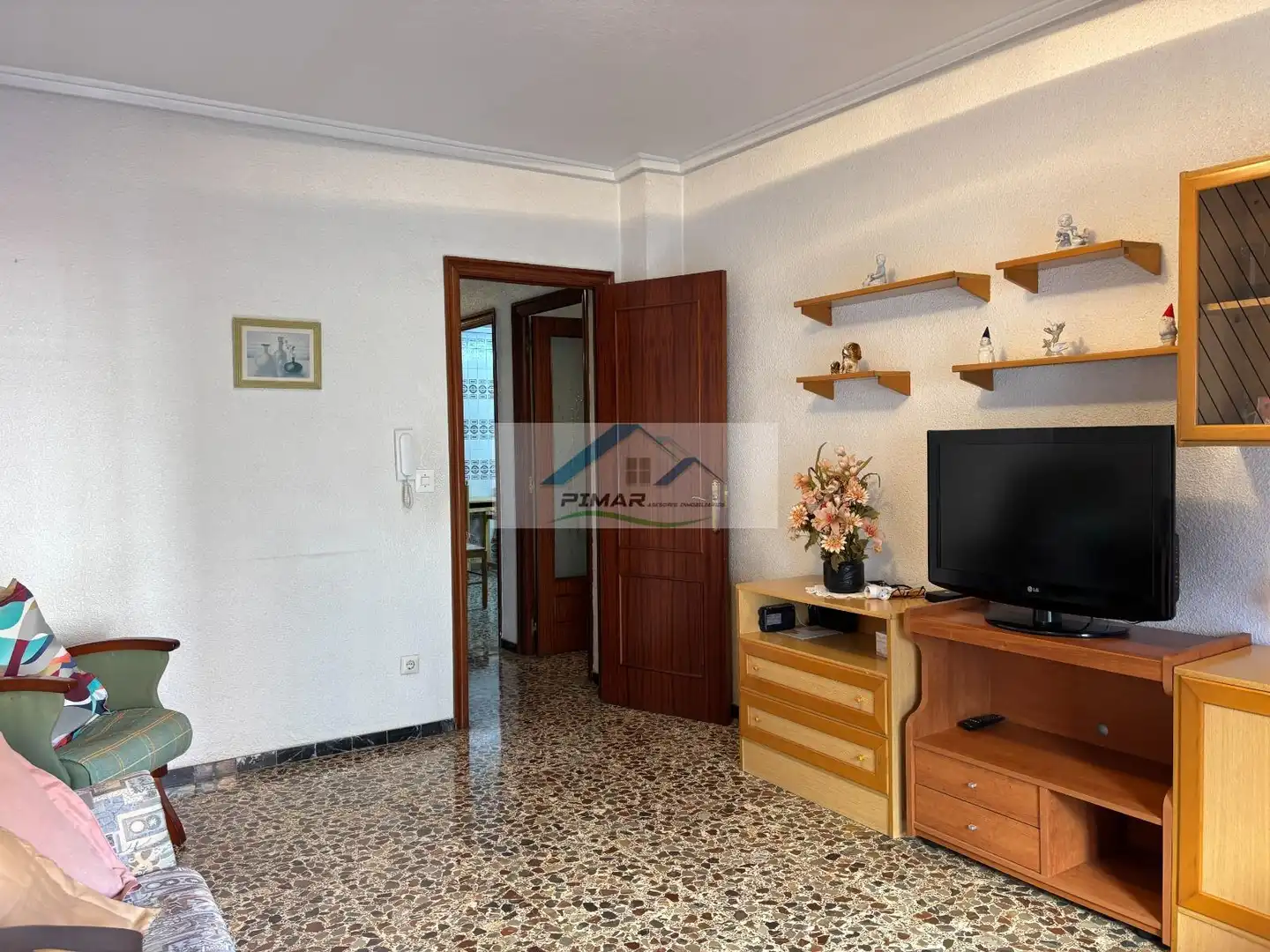 Sala de estar de Piso en venta en Elche / Elx con Balcón