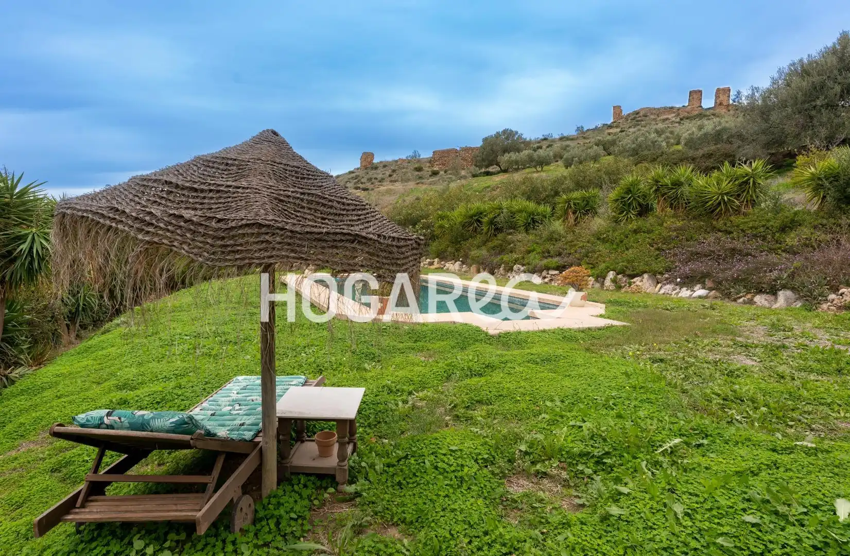 Jardín de Finca rústica en venta en Alcaucín con Jardín privado, Terraza y Piscina