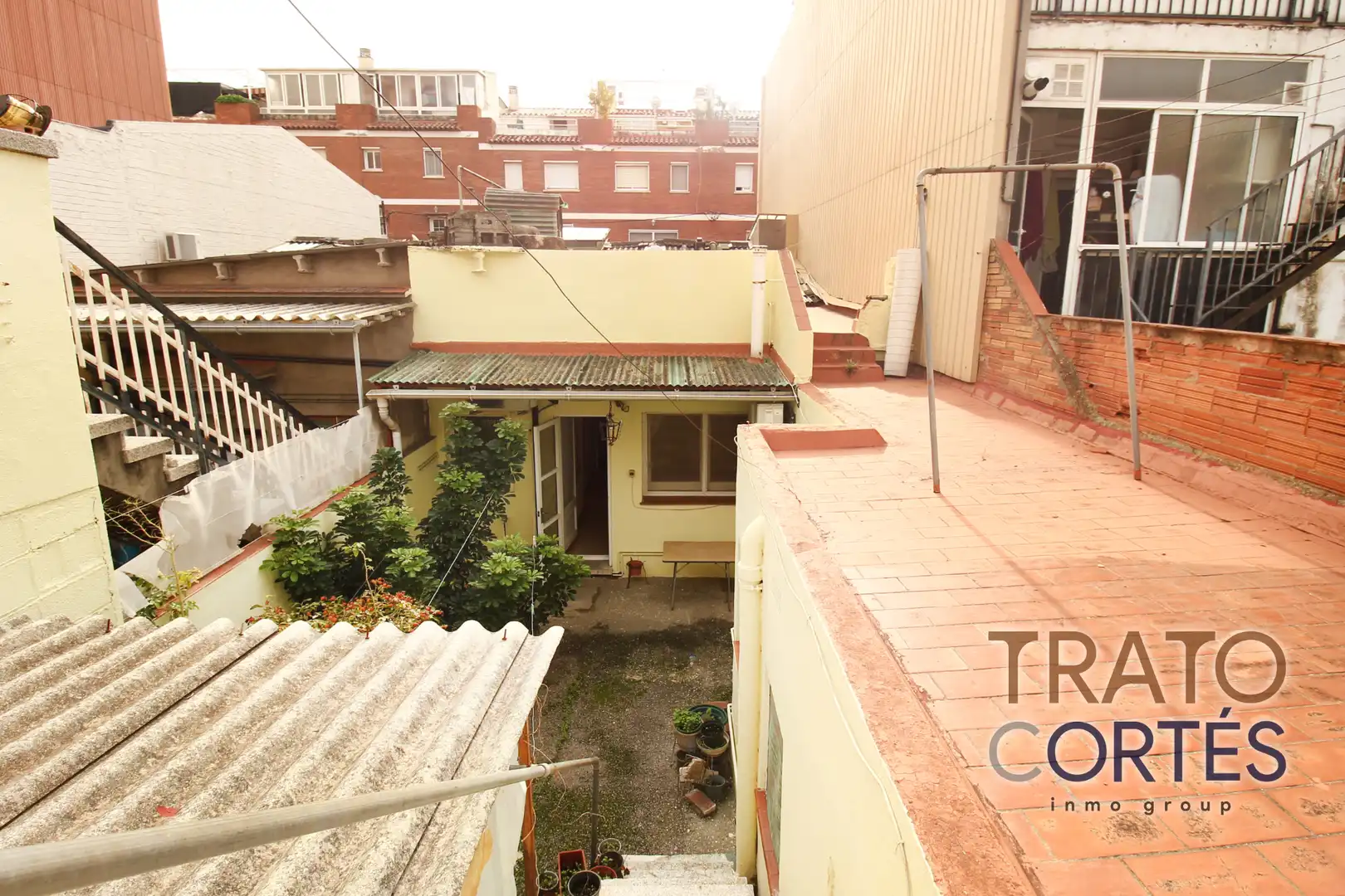 Terraza de Casa adosada en venta en Passeig Maragall