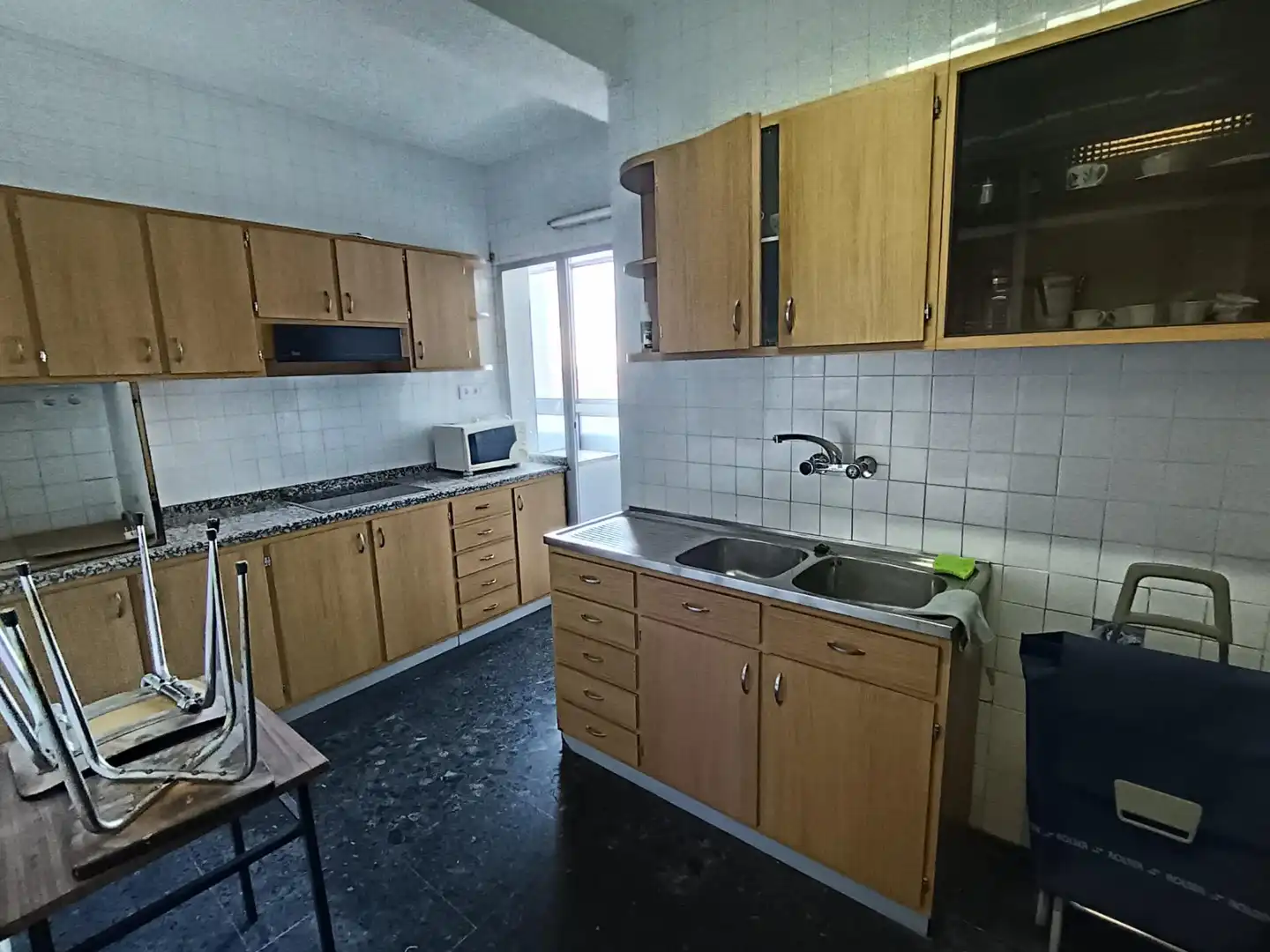 Cocina de Piso de alquiler en Valladolid con Calefacción, Parquet y Terraza