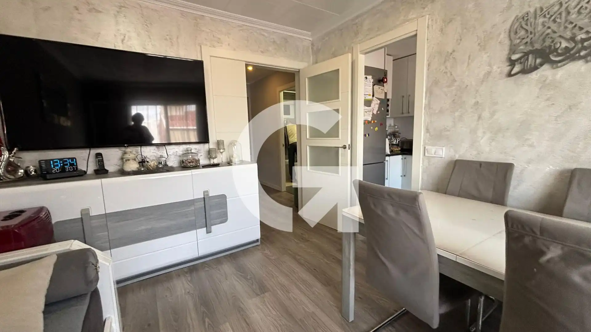 Dining room of Flat for sale in Terrassa  with Heating, Oven and TV