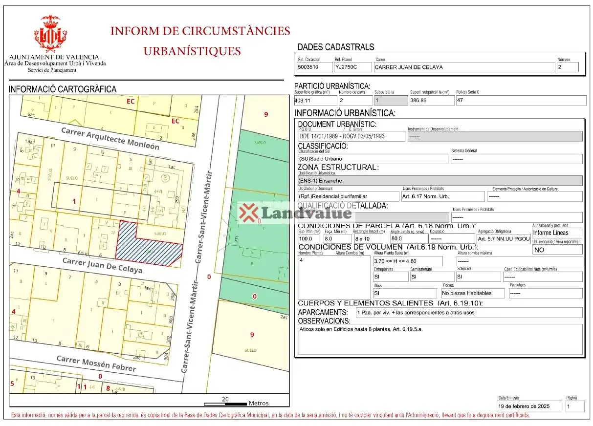 Residencial en venta en SAN VICENTE MÁRTIR, 296, La Creu Coberta