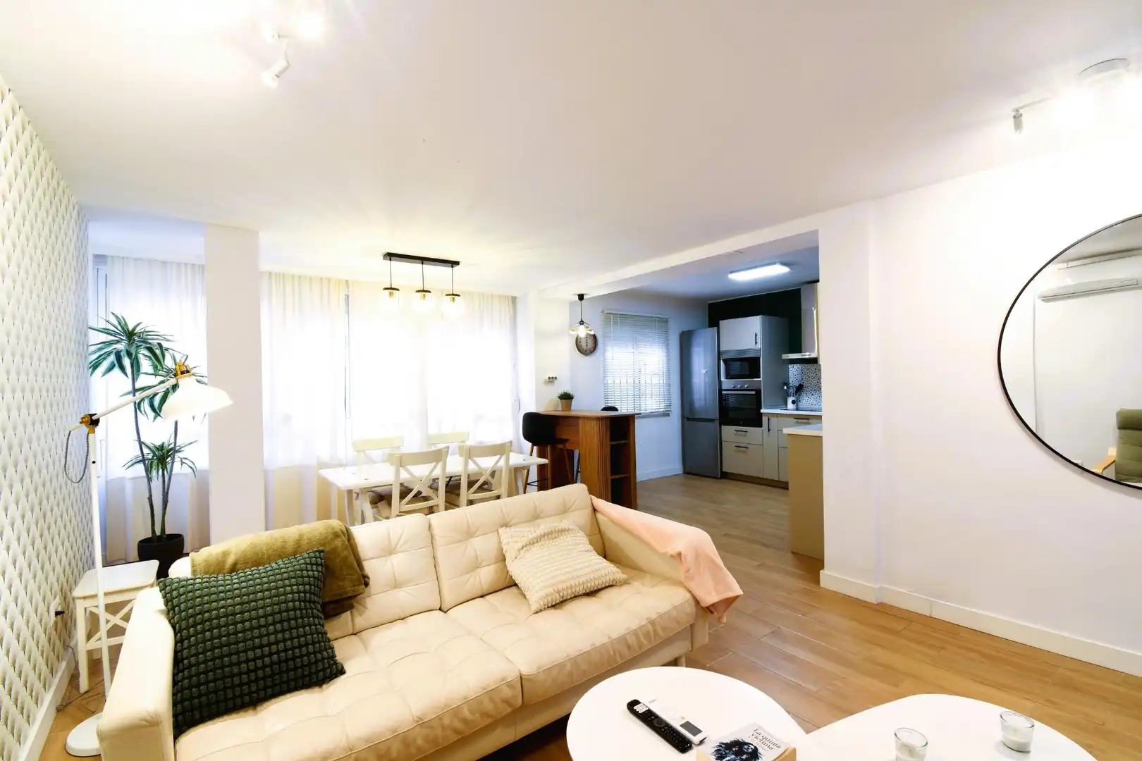 Sala de estar de Piso en venta en Jerez de la Frontera con Aire acondicionado, Terraza y Amueblado