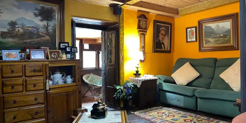 Living room of Houses for sale in Ponga  with Private garden, Terrace and Storage room