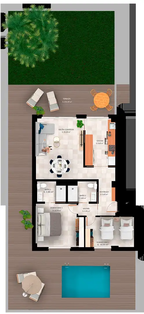 Rez-de-chaussée avec piscine à vendre à Balcón de Finestrat - Terra Marina, imagen 3