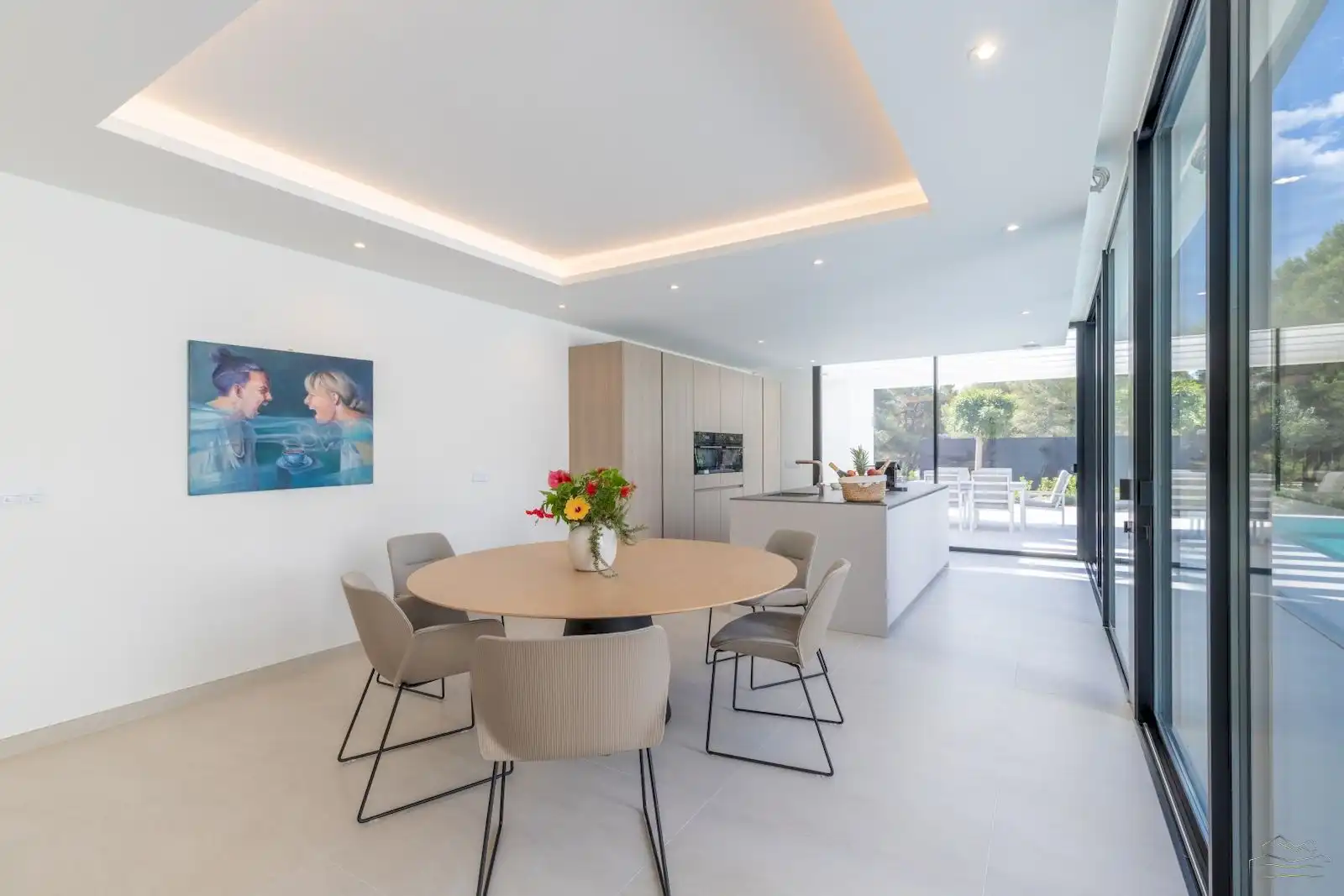 Dining room of Houses for sale in Jávea / Xàbia  with Air Conditioner, Heating and Private garden