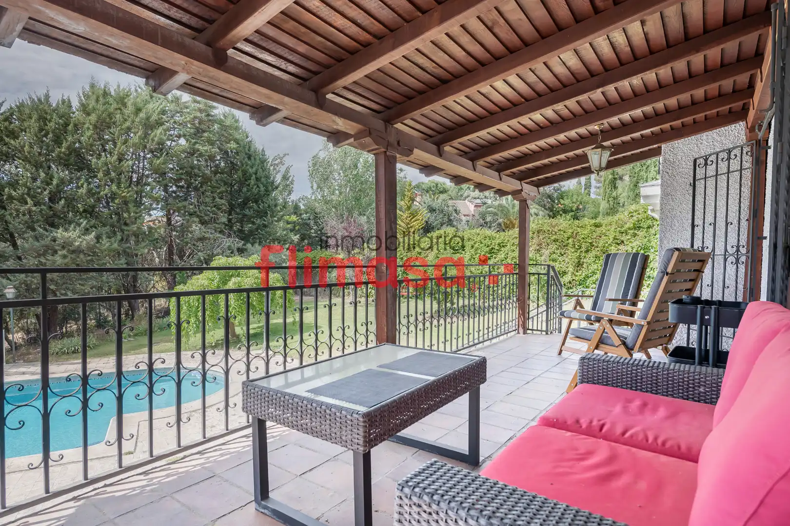 Terraza de Casa o chalet en venta en Villaviciosa de Odón con Aire acondicionado, Calefacción y Piscina