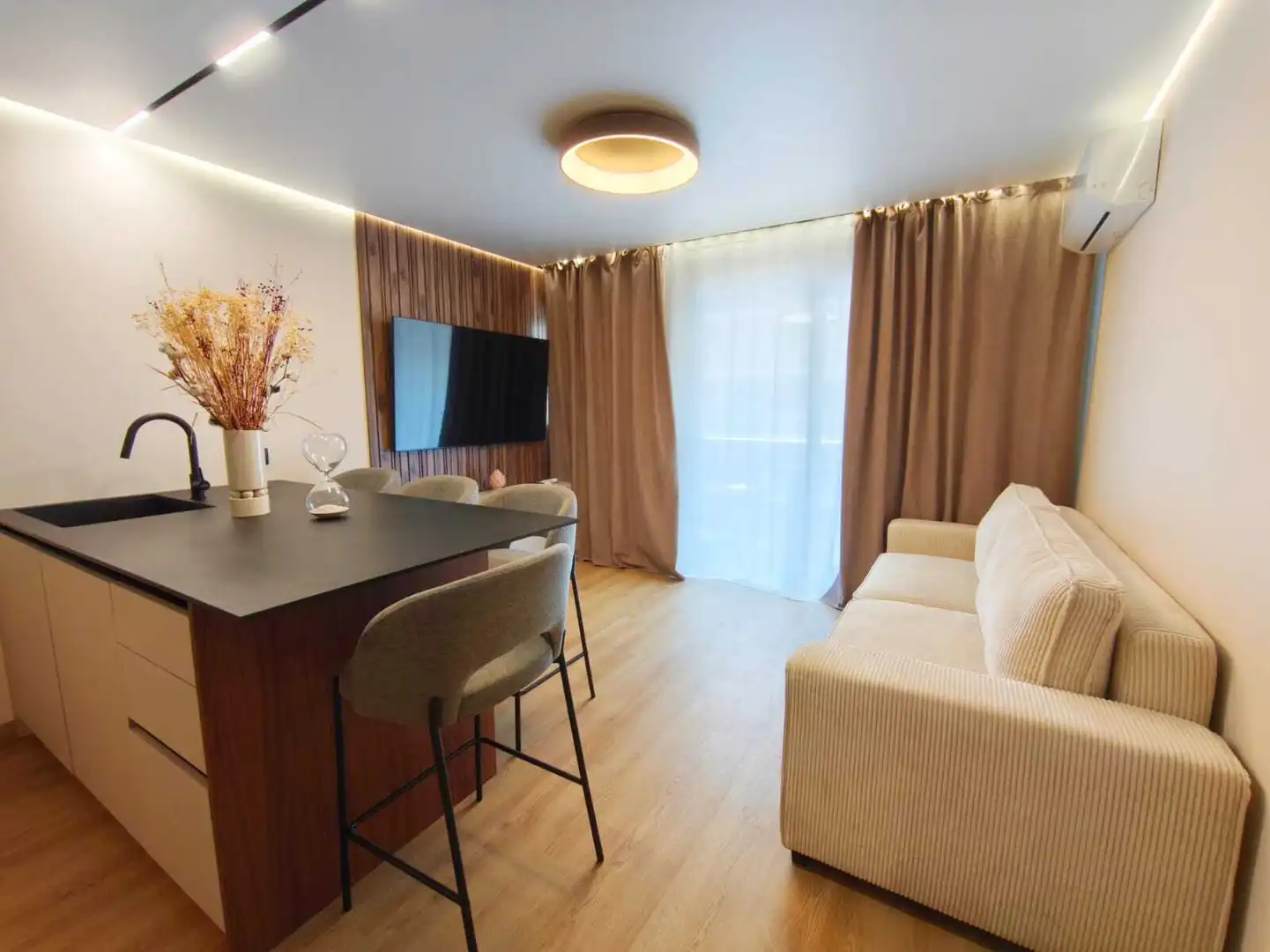 Sala de estar de Piso en venta en Cullera con Aire acondicionado, Amueblado y Balcón