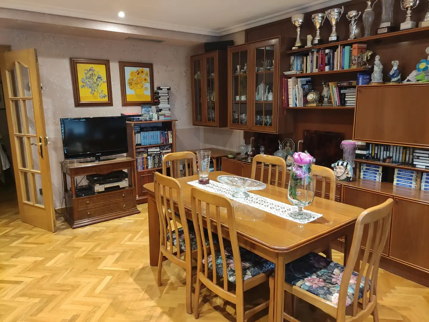 Esszimmer von Maisonette zum Verkauf in Albacete mit Klimaanlage, Heizung und Parkett