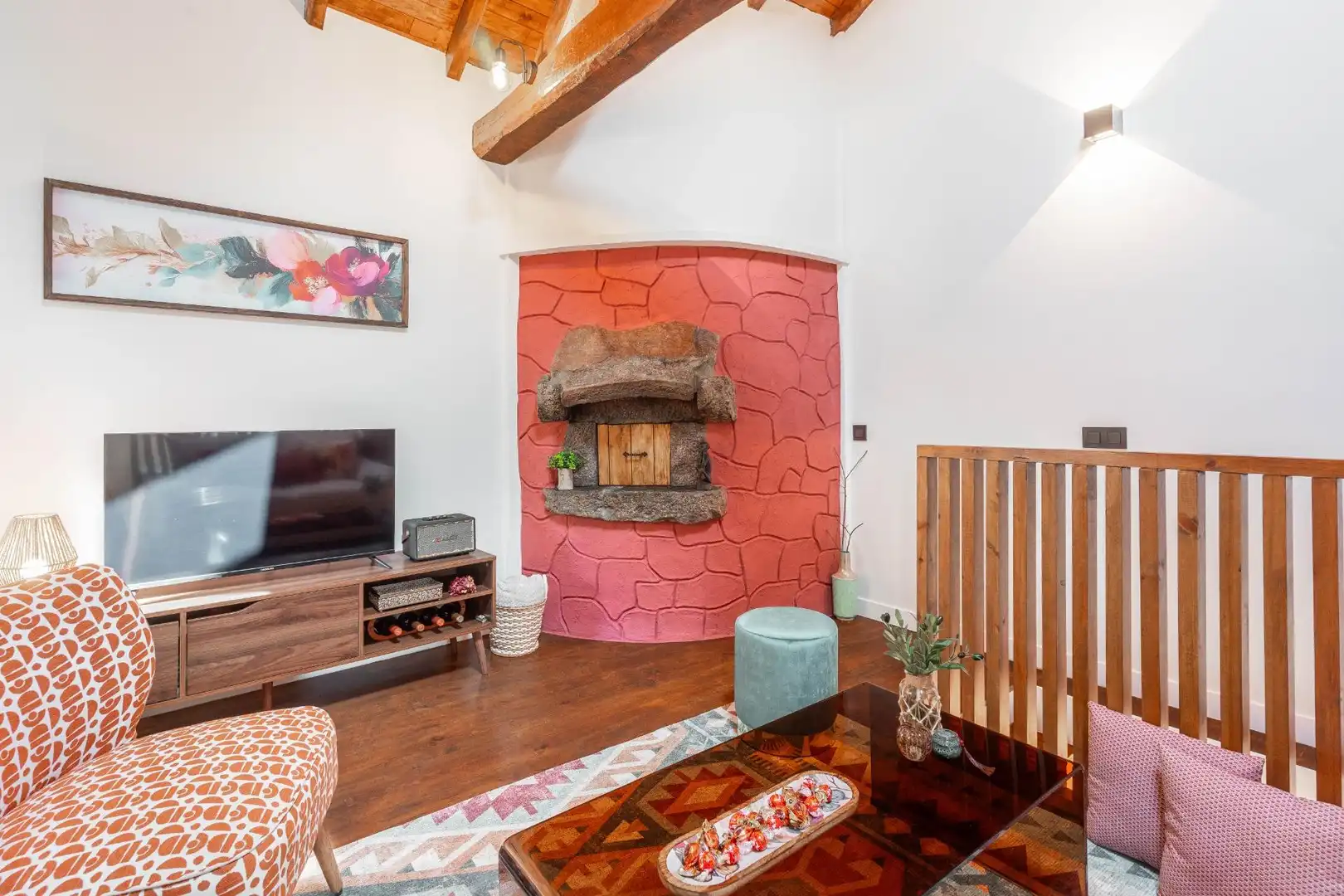 Sala de estar de Casa o chalet en venta en Somiedo con Aire acondicionado, Calefacción y Terraza
